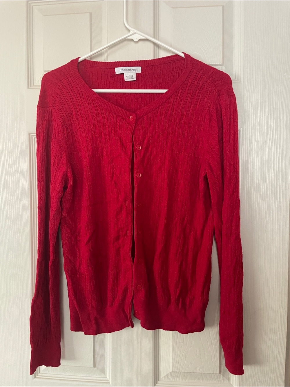 Liz Clairborne Red SweaterSize large
